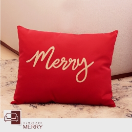 CAPA ALMOFADA MERRY   NATAL